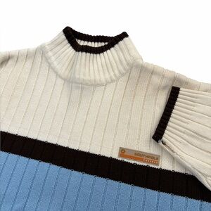 VTG Southpole Streetwear Ribbed Sweater Mens Large Y2K Hip Hop Multicolor READ